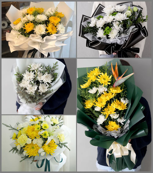 安徽淮南市凤台县丁集乡白事花束代送